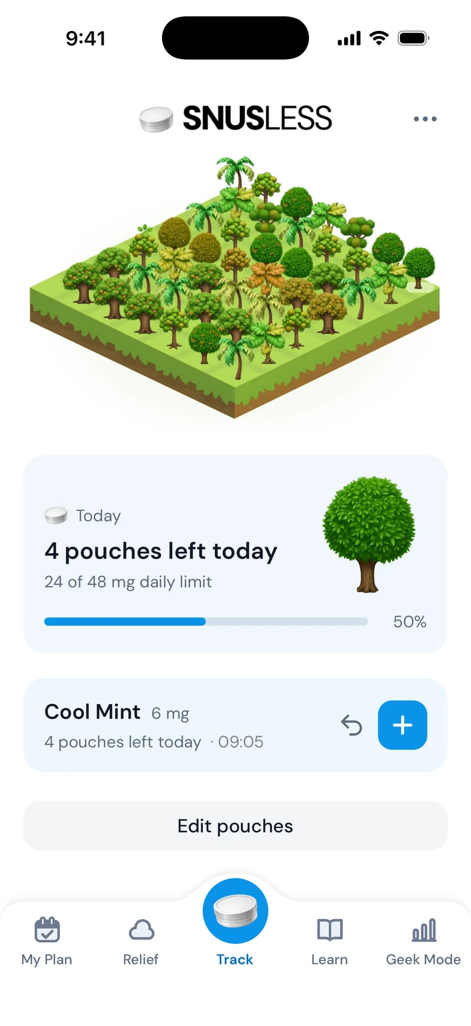 Track your nicotine pouches